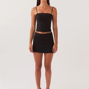 Peppermayo Black Mini Skirt